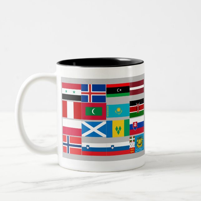 Höhe der Personalisierten Gegenstände des Luftverk Zweifarbige Tasse (Links)