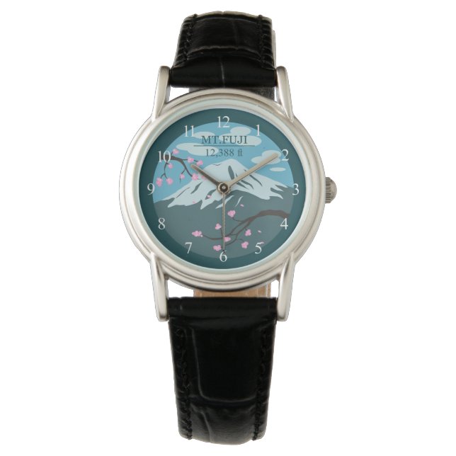 Höhe des Fuji Armbanduhr (Vorderseite)