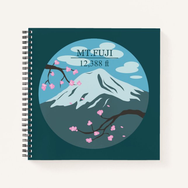 Höhe des Fuji Notizbuch (Vorderseite)