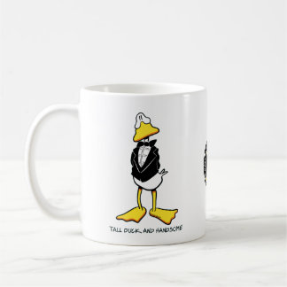 Hohe Ente und hübsch Kaffeetasse
