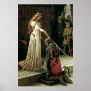 Hohe Entschließungs-viktorianischer Kunst-Druck Poster