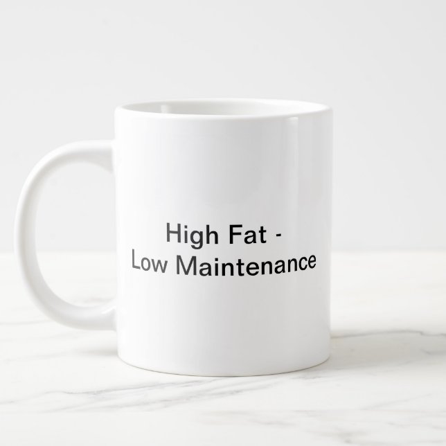 Hohe Fett - Tasse bei niedriger Wartung (20oz) (Links)