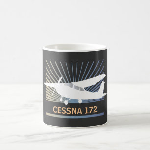 Hohe Flügel-Flugzeuge Kaffeetasse