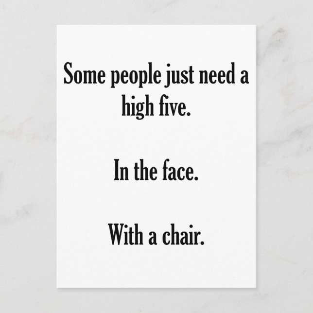 Hohe Fünf Postkarte (Vorderseite)