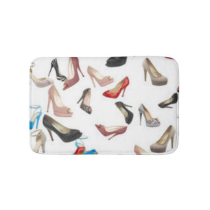 Hohe Heels-Schuhe Badematte