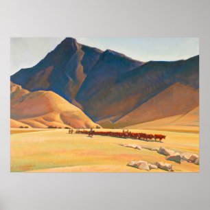 Hohe Hügel von Tehachapi, 1936 von Maynard Dixon Poster