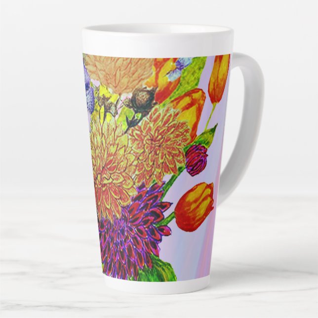 Hohe Latte Tasse (Rechte Ecke)