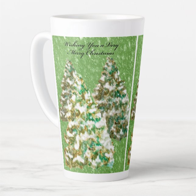 Hohe Latte Tasse (Linke Ecke)