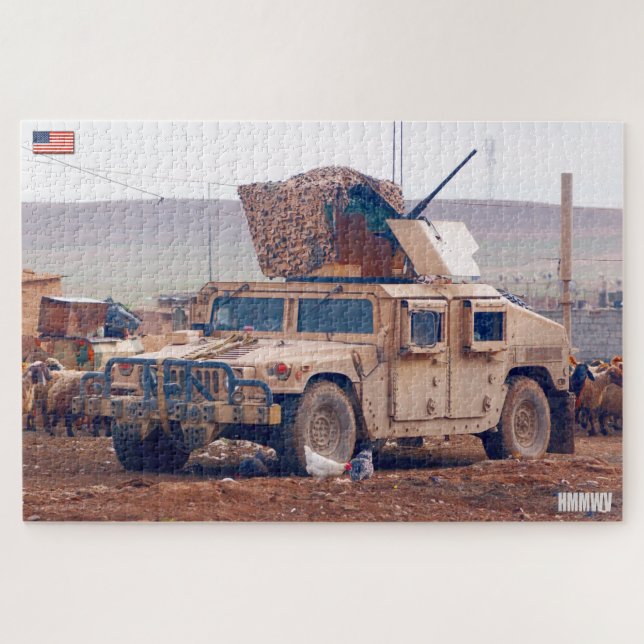 HOHE MOBILITÄT MIT FAHRZEUGEN (20 x 30 Zoll) (Horizontal)