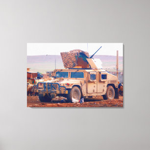 HOHE MOBILITÄT - MULTIPURPOSE MIT FAHRZEUG 24x36 Leinwanddruck