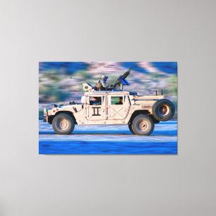 HOHE MOBILITÄT - MULTIPURPOSE MIT FAHRZEUG 32x48 Leinwanddruck