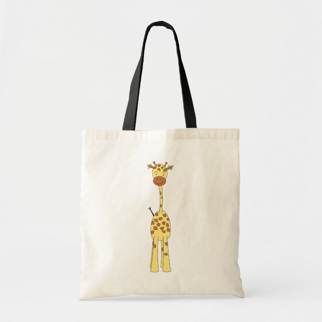 Hohe niedliche Giraffe. Cartoon-Tier Tragetasche (Vorne)