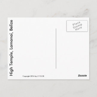 Hohe Pyramide, Lamanai, Belize Postcard Postkarte