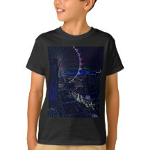 Hohe Rollen-Neonriesenrad abstrakter Vegas