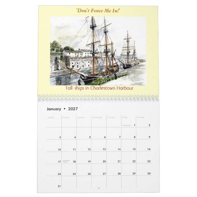 "Hohe Schiffs-" Kalender 2013 (Jan 2027)