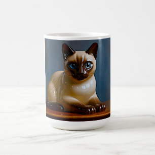 Hohe Siamesen-Katzen-Tasse Kaffeetasse