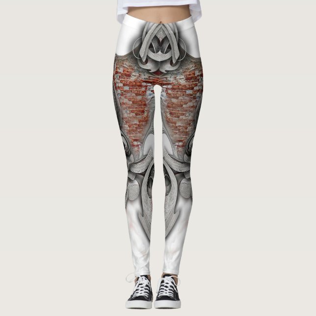 "Hohe Skizze reinen Gefühls", Leggings der Frau (Vorderseite)