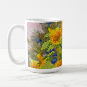 Hohe Sonnenblume-Kaffee-Tasse Kaffeetasse