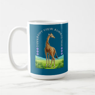 hohe stehende Giraffe Kaffeetasse