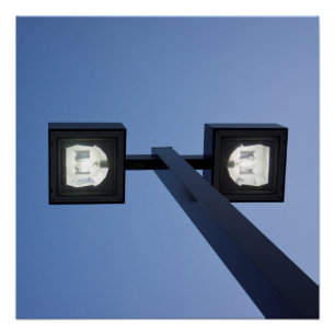 Hohe Straßenbeleuchtung Poster