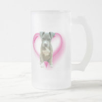 Hohe Tasse Pitbull Welpen