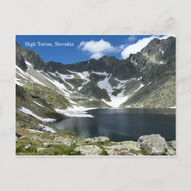 Hohe Tatra, Slowakei Postkarte (Vorderseite)