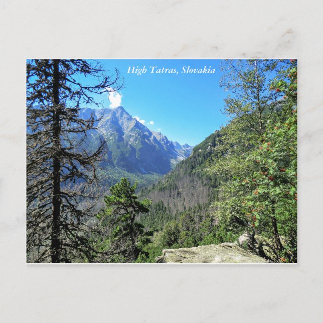 Hohe Tatra, Slowakei, Postkarte (Vorderseite)
