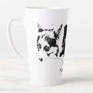 Hohe Tinte, sanfter Anstieg Milchtasse