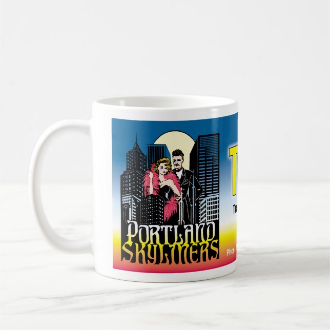 Hohe Verein-Tasse Portlands Skyliners Kaffeetasse (Links)