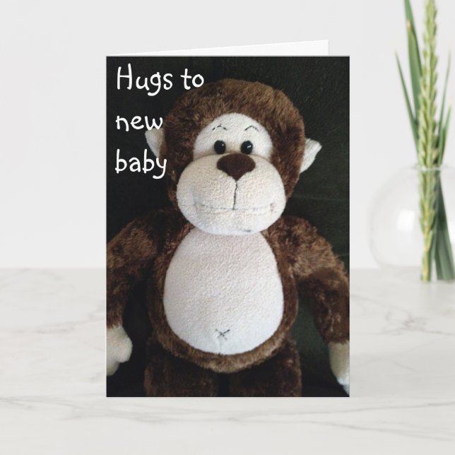 HÖHE ZU IHREM NEUEN BABY KARTE (Vorderseite)