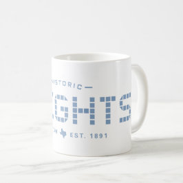 Höhen Tile, Blue Tile, Large, Houston Heights Kaffeetasse