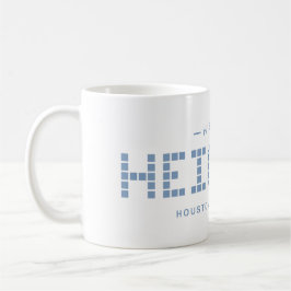 Höhen Tile, Blue Tile, Large, Houston Heights Kaffeetasse