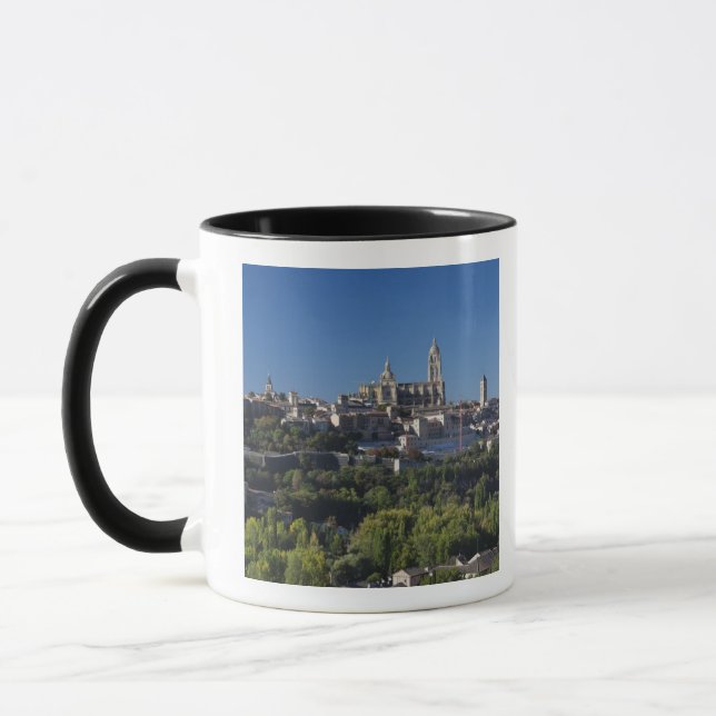 Höhenlage mit Blick auf die Kathedrale Segovia Tasse (Links)