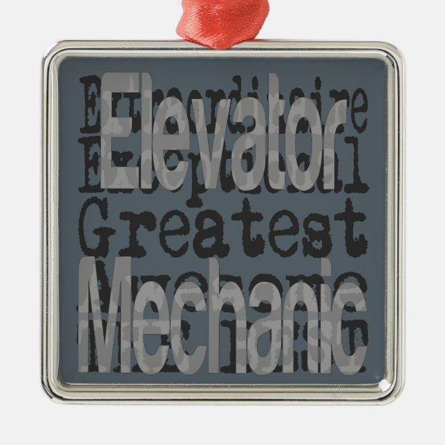 Höhenrudermechanismus Ornament Aus Metall (Vorne)