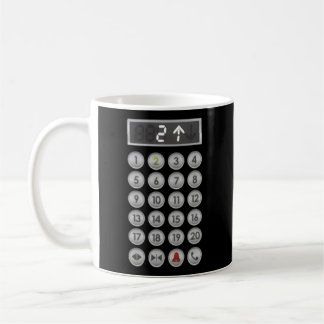 Höhenrudertasten Aufzug Kaffeetasse