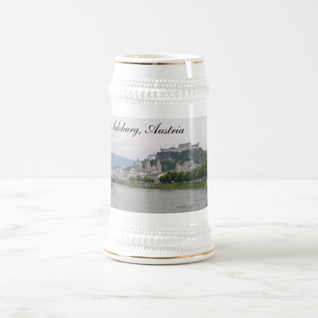 Hohensalzburg Schloss, Salzburg, Österreich Stein Bierglas (Mittel)