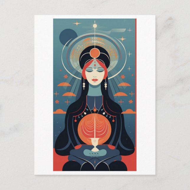 Hohepriesterin Postkarte (Vorderseite)