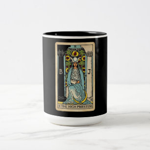 Hohepriesterin Tarot Zweifarbige Tasse