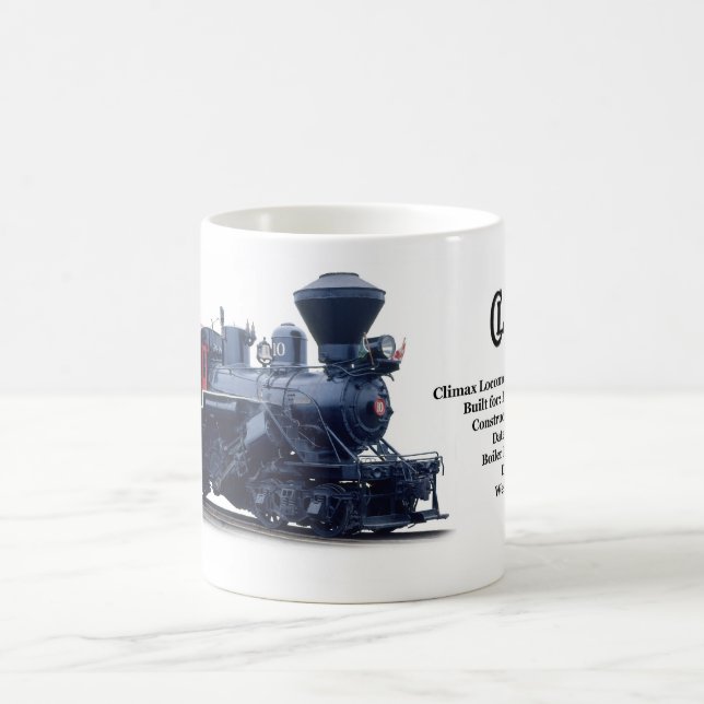 Höhepunkt-aufzeichnenlokomotive Kaffeetasse (Mittel)