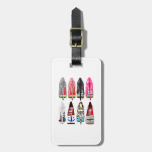 Hoher Absatz beschuht Gepäckanhänger