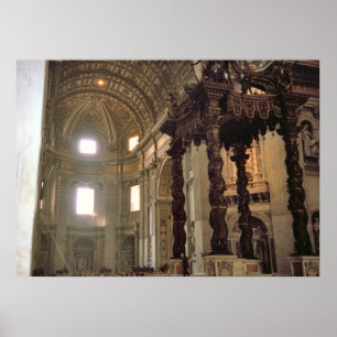 Hoher Altar von St Peter " s-Basilika, Vatikan, Poster
