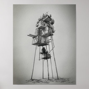 Hoher Anstieg unsicherer Futures Poster