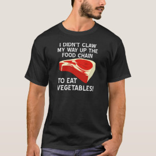 Höher auf der Nahrungskette Schwarz T-Shirt
