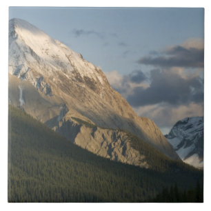 Hoher Gipfel in der Nähe des Maligne Lake, Jasper  Fliese