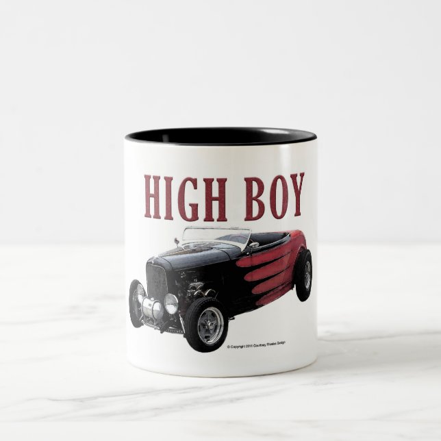 Hoher Junge Zweifarbige Tasse (Mittel)