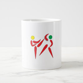 Hoher Kick Jumbo-Tasse