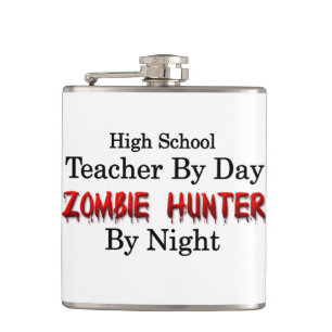 Hoher Schullehrer-/Zombie-Jäger Flachmann