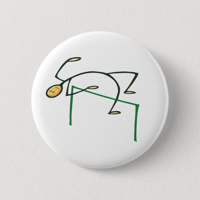 Hoher Sprungs-T - Shirts und Geschenke Button (Vorderseite)
