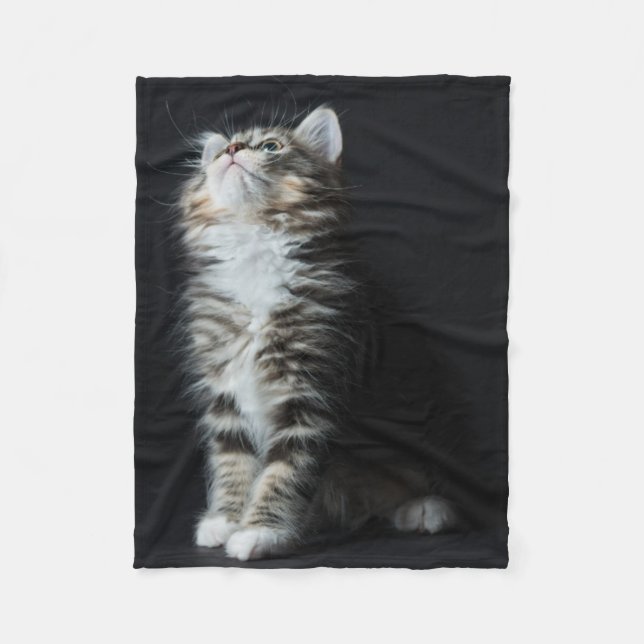 Hoher Tabby Fleecedecke (Vorderseite)