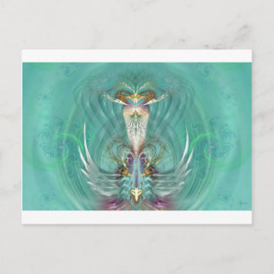 Höhere Herzklappe Postkarte